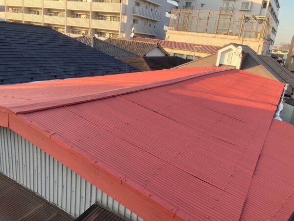 大田区にて屋根塗装の施工後写真