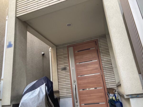 大田区にて外壁塗装の施工前写真